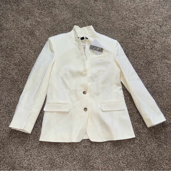 J. Crew Jackets & Blazers - J.Crew NWT Elegant Ivory Women's Size 4 BlazerJacket Wool